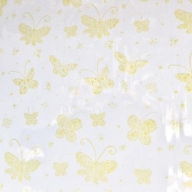 Yellow Butterfly Cellophane 100m