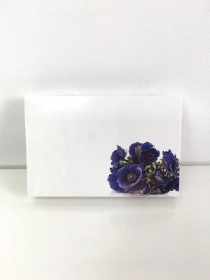 Blue Anemone Small Florist Cards