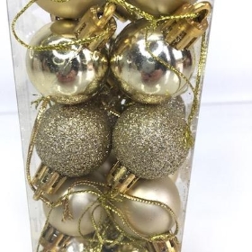 Champagne Bauble 3cm x 24