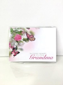 Florist Cards Grandma Butterfly x 6