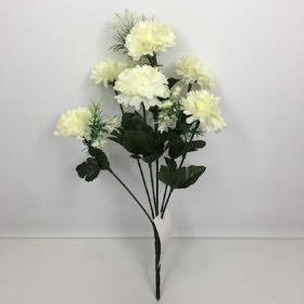 Ivory Mini Mum Bush 28cm