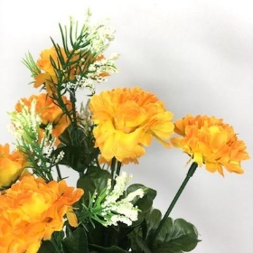 Orange Mini Mum Bush 28cm
