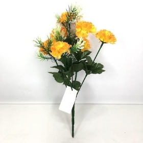 Orange Mini Mum Bush 28cm