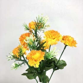 Orange Mini Mum Bush 28cm