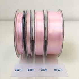 Baby Pink Satin Ribbon 6mm