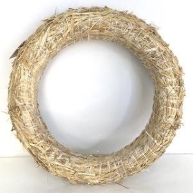 Straw Wreath 50cm