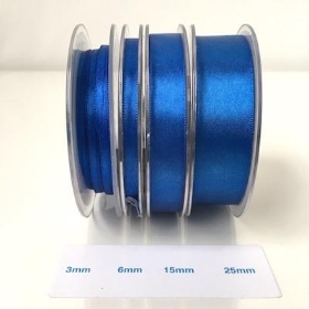 Royal Blue Satin Ribbon 25mm