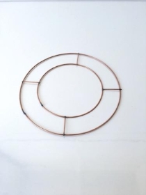 8 Inch Wire Wreath Ring x 20