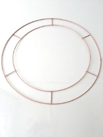 14 Inch Wire Wreath Ring x 100