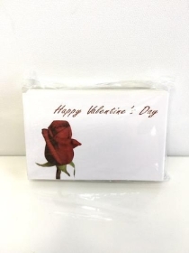 Small Florist Cards Valentine's Rose