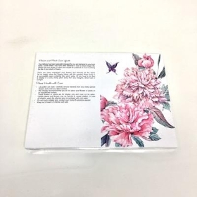 Vintage Flower Folding Card x 25