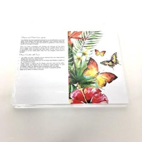 Tropical Butterfly Folding Card x 25