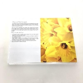 Yellow Daffodil Folding Card x 25