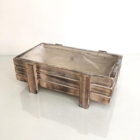 Rectangle Wooden Planter 28cm