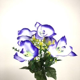 Purple Mini Orchid Bush 31cm