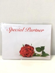 Florist Cards Special Partner x 6