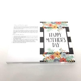 Happy Mothers Day Folding Card x 25