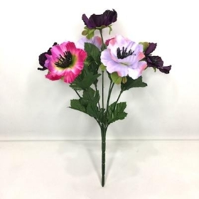 Pink Mix Anemone Bush 28cm