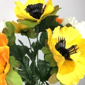 Yellow Mix Anemone Bush 28cm