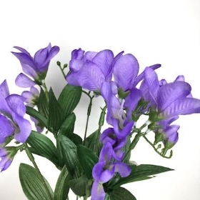 Purple Freesia Bush 33cm