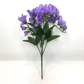 Purple Freesia Bush 33cm