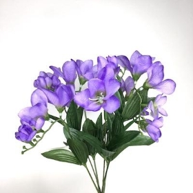 Purple Freesia Bush 33cm