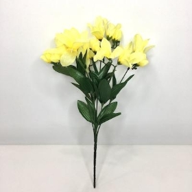 Yellow Freesia Bush 33cm