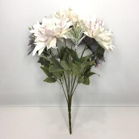 Vintage Grey Dahlia Bush 40cm