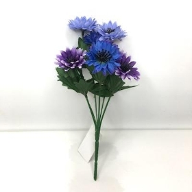 Lilac And Purple Cornflower Bush 23cm