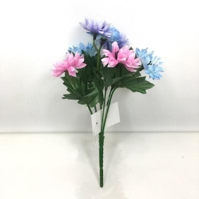 Pink And Lilac Cornflower Bush 23cm