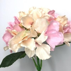 Pink Peach Hydrangea 38cm