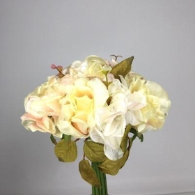 24 x Antique Peach Rose Bundle 28cm