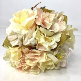 Antique Peach Rose Bundle 28cm