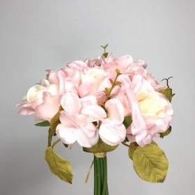 24 x Antique Pink Rose Bundle 28cm