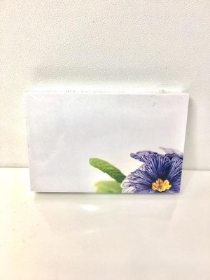 Small Florist Cards Blue Pansy