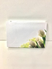 Small Florist Cards Ivory Tulips