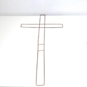 24 Inch Wire Cross Frame