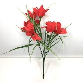 Red Alstro Bush 36cm