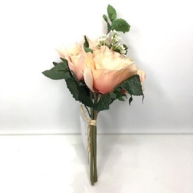 Peach Rose Bundle 24cm