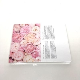 Pink Peonies Folding Card x 25