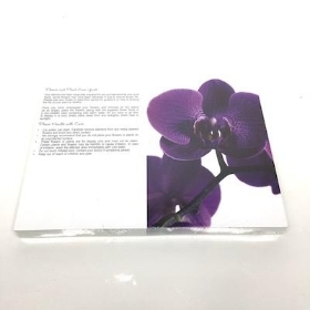 Purple Orchid Folding Card x 25