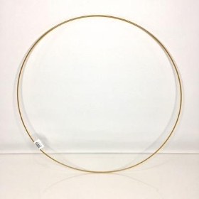 Gold Bridesmaid Flower Hoop 50cm