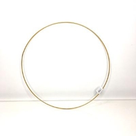 Gold Bridesmaid Flower Hoop 40cm