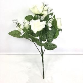 Ivory Rose And Gyp Bush 29cm