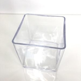Acrylic Cube Vase 10cm