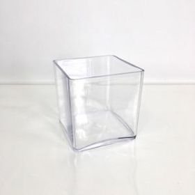 Acrylic Cube Vase 10cm