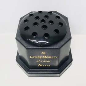 In Loving Memory of a dear Nan Black Memorial Pot 