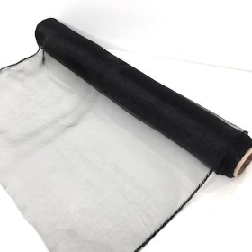 Black Organza Fabric 40cm