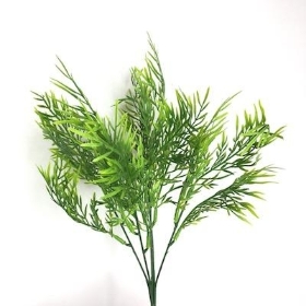 Green Fern Bush 35cm