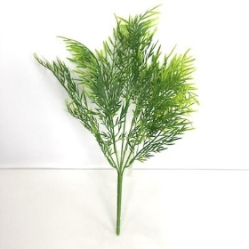 Green Fern Bush 34cm